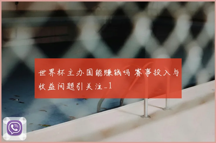 世界杯主办国能赚钱吗 赛事投入与收益问题引关注_1
